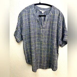 Zac & Rachel Linen top